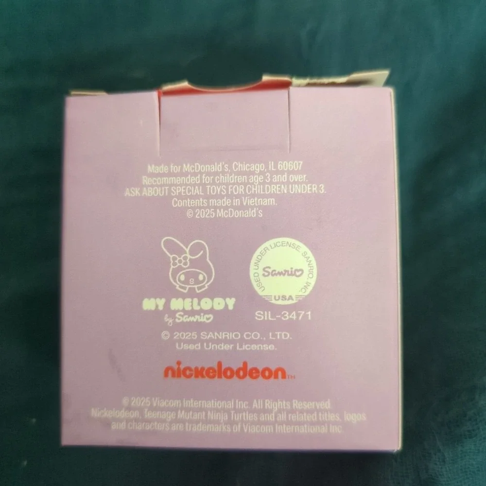 McDonalds Teenage Mutant Ninja Turtles Hello Kitty MY‎ MELODY X Donetello Sanrio